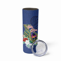 Guam Chamorro Skinny Tumbler Tribal Latte Stone and Seal Artwork Polynesian Patterns LT03 - Polynesian Pride