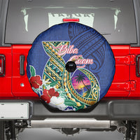 Guam Chamorro Spare Tire Cover Tribal Latte Stone and Seal Artwork Polynesian Patterns LT03 - Polynesian Pride