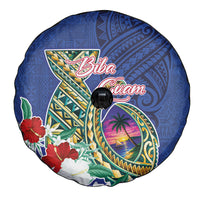 Guam Chamorro Spare Tire Cover Tribal Latte Stone and Seal Artwork Polynesian Patterns LT03 - Polynesian Pride