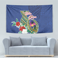 Guam Chamorro Tapestry Tribal Latte Stone and Seal Artwork Polynesian Patterns LT03 - Polynesian Pride