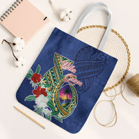 Guam Chamorro Tote Bag Tribal Latte Stone and Seal Artwork Polynesian Patterns LT03 White Strap One Size Multicolor - Polynesian Pride