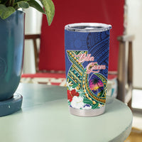 Guam Chamorro Tumbler Cup Tribal Latte Stone and Seal Artwork Polynesian Patterns LT03 - Polynesian Pride