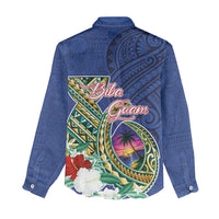 Guam Chamorro Women Casual Shirt Tribal Latte Stone and Seal Artwork Polynesian Patterns LT03 - Polynesian Pride