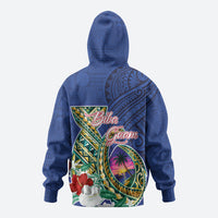 Guam Chamorro Zip Hoodie Tribal Latte Stone and Seal Artwork Polynesian Patterns LT03 - Polynesian Pride