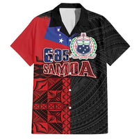 Personalised Samoa 685 Family Matching Tank Maxi Dress and Hawaiian Shirt Siapo Pattern and Samoa Flag Design