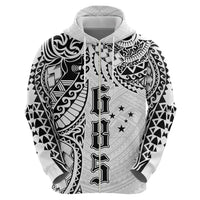 Samoa 685 Art Traditional Tattoo Pattern Hoodie White Color