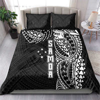 Samoa 685 Art Traditional Tattoo Pattern Bedding Set Black Color