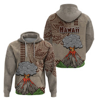 Hawaii Hoodie Aloha Volcano Mix Kakau Hawaiian Tribal LT03 - Polynesian Pride