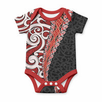 New Zealand Maori Stylized Koru Baby Onesie