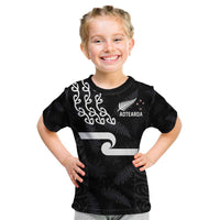 New Zealand Rugby Custom Kid T Shirt The Champions Aotearoa