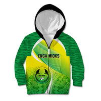 Enga Mioks Rugby Kid Hoodie Papua New Guinea Polynesian Tattoo LT03 - Polynesian Pride