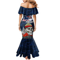 New Zealand ANZAC Day Family Matching Mermaid Dress and Hawaiian Shirt Freedom Ain't Free LT05 - Polynesian Pride