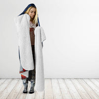 New Zealand ANZAC Day Hooded Blanket Freedom Ain't Free