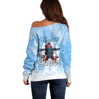 New Zealand Sky Diving Off Shoulder Sweater Lets Get High