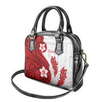 Samoa Teuila 2024 Shoulder Handbag Samoan Siapo Pattern Red Version