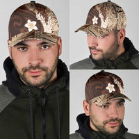 Samoa Teuila 2025 Classic Cap Samoan Siapo Pattern Brown Version LT05 - Polynesian Pride