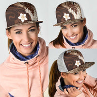 Samoa Teuila 2025 Mesh Trucker Cap Samoan Siapo Pattern Brown Version - Polynesian Pride