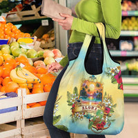 Aloha Hawaii Turtle Grocery Bag Retro Style - Polynesian Pride