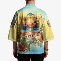 Aloha Hawaii Turtle Kimono Retro Style - Polynesian Pride