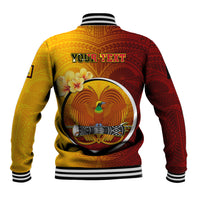 Personalized Papua New Guinea Western Province Baseball Jacket Mix Coat Of Arms Polynesian Pattern LT05 - Polynesian Pride