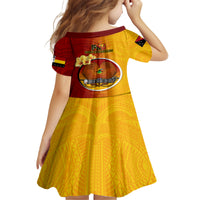 Papua New Guinea Madang Province Family Matching Puletasi Dress and Hawaiian Shirt Mix Coat Of Arms Polynesian Pattern LT05 - Polynesian Pride