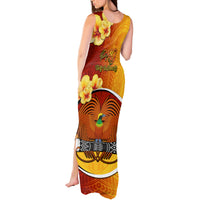 Papua New Guinea Madang Province Tank Maxi Dress Mix Coat Of Arms Polynesian Pattern LT05 - Polynesian Pride