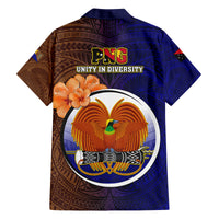 Papua New Guinea Manus Province Family Matching Long Sleeve Bodycon Dress and Hawaiian Shirt Mix Coat Of Arms Polynesian Pattern LT05 - Polynesian Pride