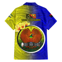 Papua New Guinea Morobe Province Family Matching Off Shoulder Short Dress and Hawaiian Shirt Mix Coat Of Arms Polynesian Pattern LT05 - Polynesian Pride
