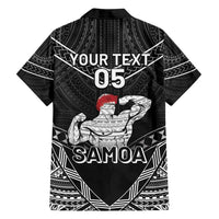 Custom Samoa Wrestling Family Matching Puletasi and Hawaiian Shirt Samoan Wrestler Ulafala Style