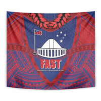 FAST Party Samoa Tapestry Samoan Coat Of Arms Ulafala Style
