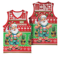 Mele Kalikimaka Hawaii Christmas Basketball Jersey Funny Santa 67 Gen Alpha Slang - Polynesian Pride