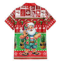 Mele Kalikimaka Hawaii Christmas Family Matching Mermaid Dress and Hawaiian Shirt Funny Santa 67 Gen Alpha Slang - Polynesian Pride