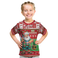 Mele Kalikimaka Hawaii Christmas Kid T Shirt Funny Santa 67 Gen Alpha Slang - Polynesian Pride