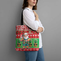 Mele Kalikimaka Hawaii Christmas Tote Bag Funny Santa 67 Gen Alpha Slang - Polynesian Pride