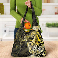 Sarcoma Awareness Grocery Bag You Are Stronger Than Sarcoma