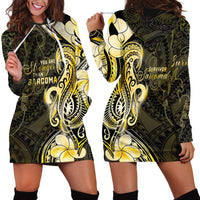 Sarcoma Awareness Hoodie Dress You Are Stronger Than Sarcoma