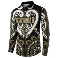 Custom Aotearoa Waikato Tainui Button Sweatshirt Maori Tribal Pattern