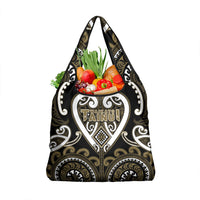 Aotearoa Waikato Tainui Grocery Bag Maori Tribal Pattern