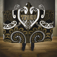 Aotearoa Waikato Tainui Hooded Blanket Maori Tribal Pattern