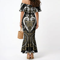 Custom Aotearoa Waikato Tainui Mermaid Dress Maori Tribal Pattern LT05 - Polynesian Pride