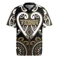 Custom Aotearoa Waikato Tainui Rugby Jersey Maori Tribal Pattern
