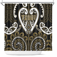 Aotearoa Waikato Tainui Shower Curtain Maori Tribal Pattern