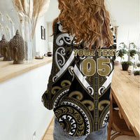Custom Aotearoa Waikato Tainui Women Casual Shirt Maori Tribal Pattern