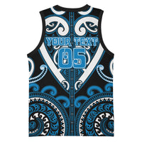 Custom Aotearoa Ngati Kahungunu Basketball Jersey Maori Tribal Pattern