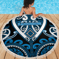 Aotearoa Ngati Kahungunu Beach Blanket Maori Tribal Pattern