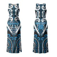 Custom Aotearoa Ngati Kahungunu Family Matching Tank Maxi Dress and Hawaiian Shirt Maori Tribal Pattern