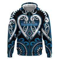 Custom Aotearoa Ngati Kahungunu Hoodie Maori Tribal Pattern