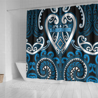 Aotearoa Ngati Kahungunu Shower Curtain Maori Tribal Pattern