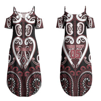 Custom Aotearoa Te Arawa Family Matching Summer Maxi Dress and Hawaiian Shirt Maori Tribal Pattern