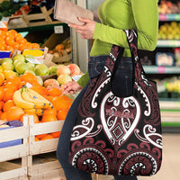 Aotearoa Te Arawa Grocery Bag Maori Tribal Pattern